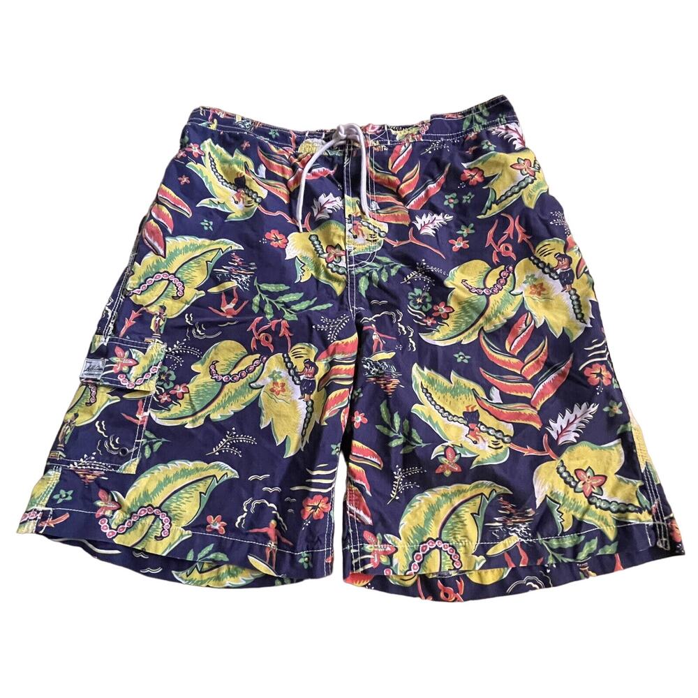 Vintage Polo Ralph Lauren Swim Shorts‎ Trunks Aloha Surfer Mens XL EUC